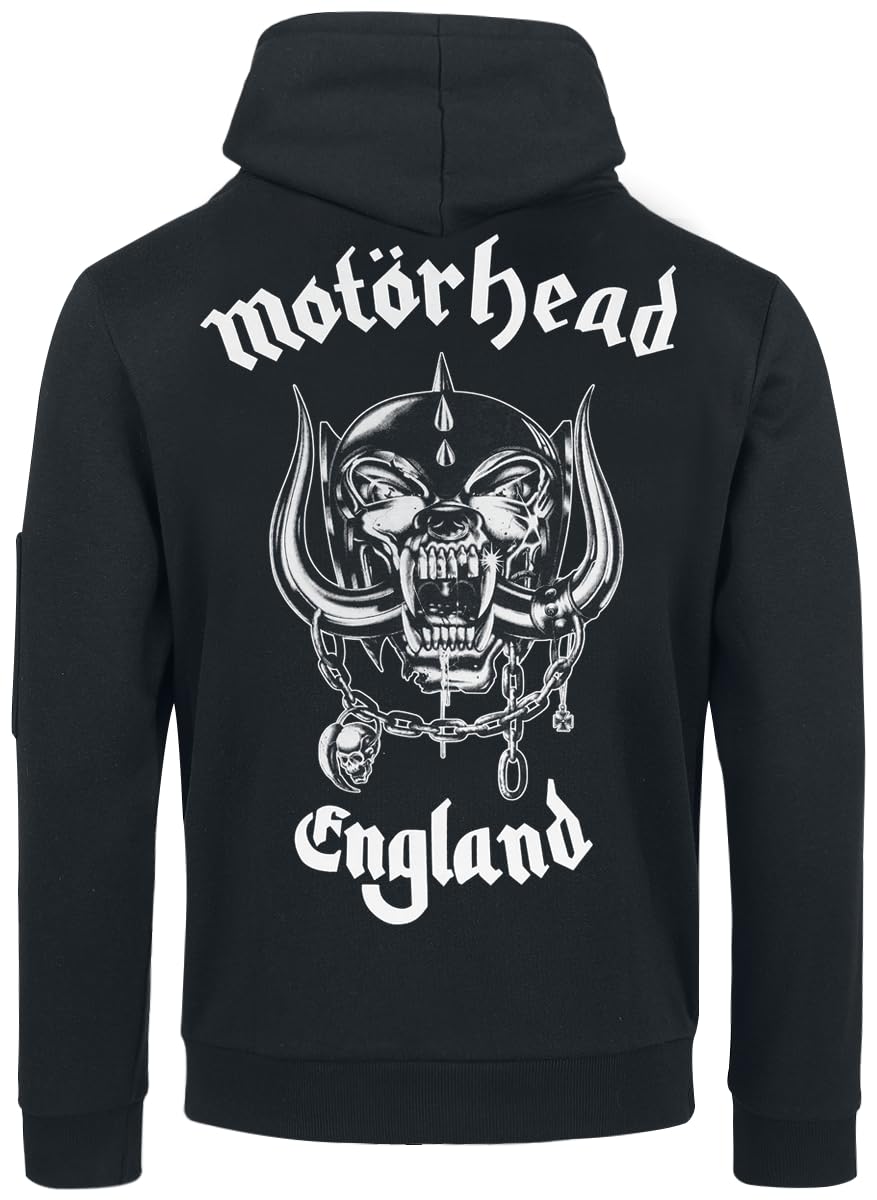 Motörhead England Männer Kapuzenjacke schwarz Band-Merch, Bands