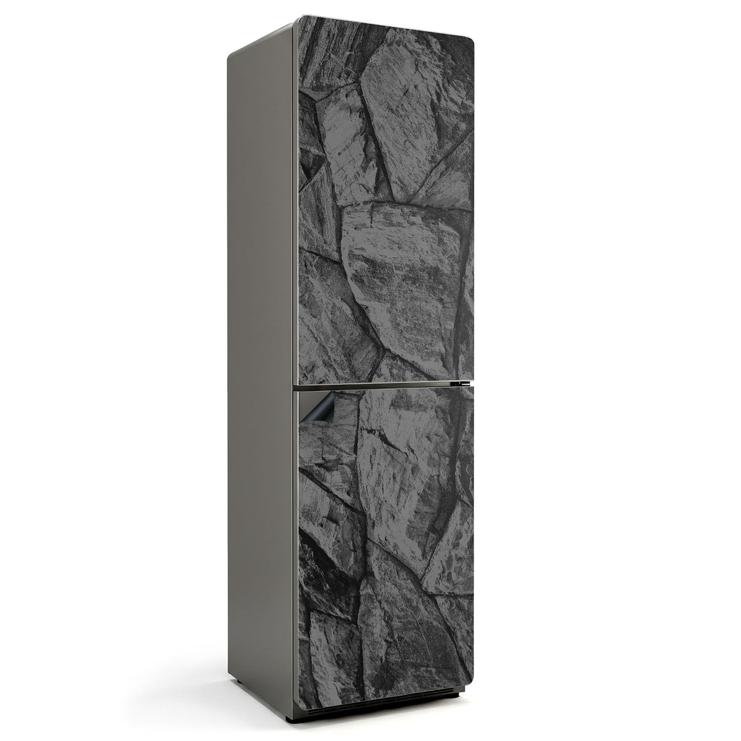 Tapis magnétique finition mate texture pierre 60x205 nettoyage facile