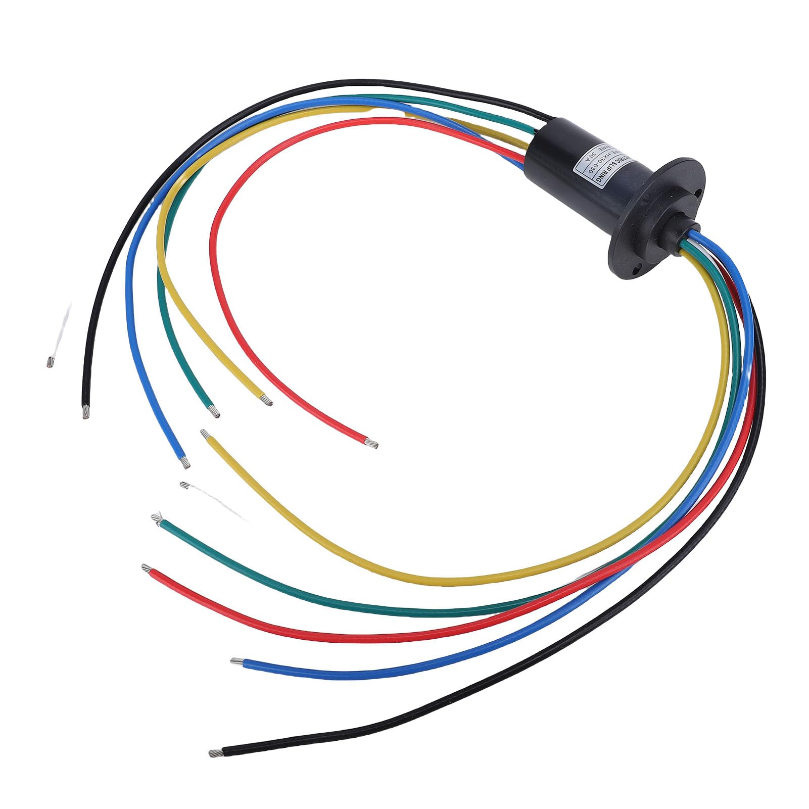 Anelli Collettori Elettrici Anelli Rotanti Commutatore Connettore Elettrico a Giunto Rotante, 6 Fili 30A 250 Giri/min Rotazione a 360 Gradi Tappo Preciso Conduttivo Diametro 30 Mm