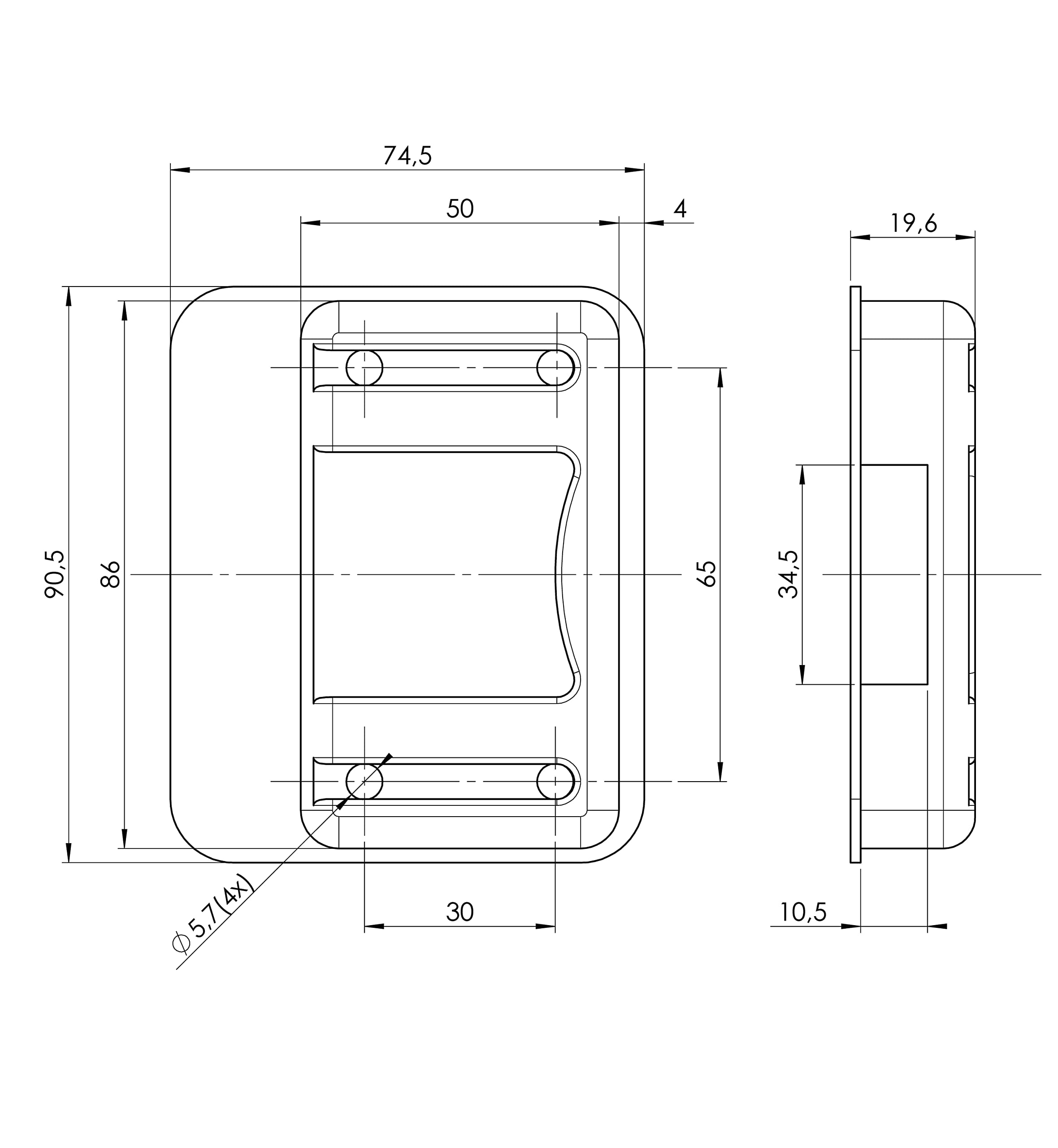 Serratura Yale Ferroglietto Per Porte Legno - Entrata 60mm | Con Cilindro E 3 Chiavi - Foto 13