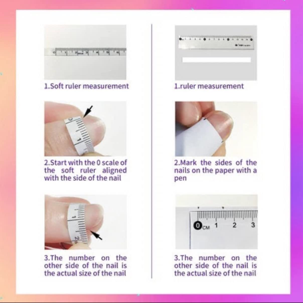 Luxury Rhinestone Hot Pink French Handmade Long Square Ballet Nails Press on Nails, French Acrylic Full Cover Fake Nails With Rhinestone, False Nails For Women Girls Art Decoration (Small)