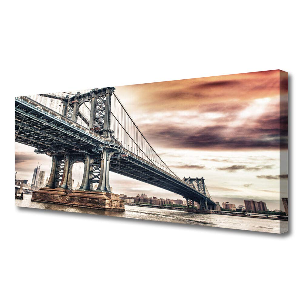 Toile Imprimée Pont d'Architecture Moderne Tulup pour Créer un Intérieur Chic