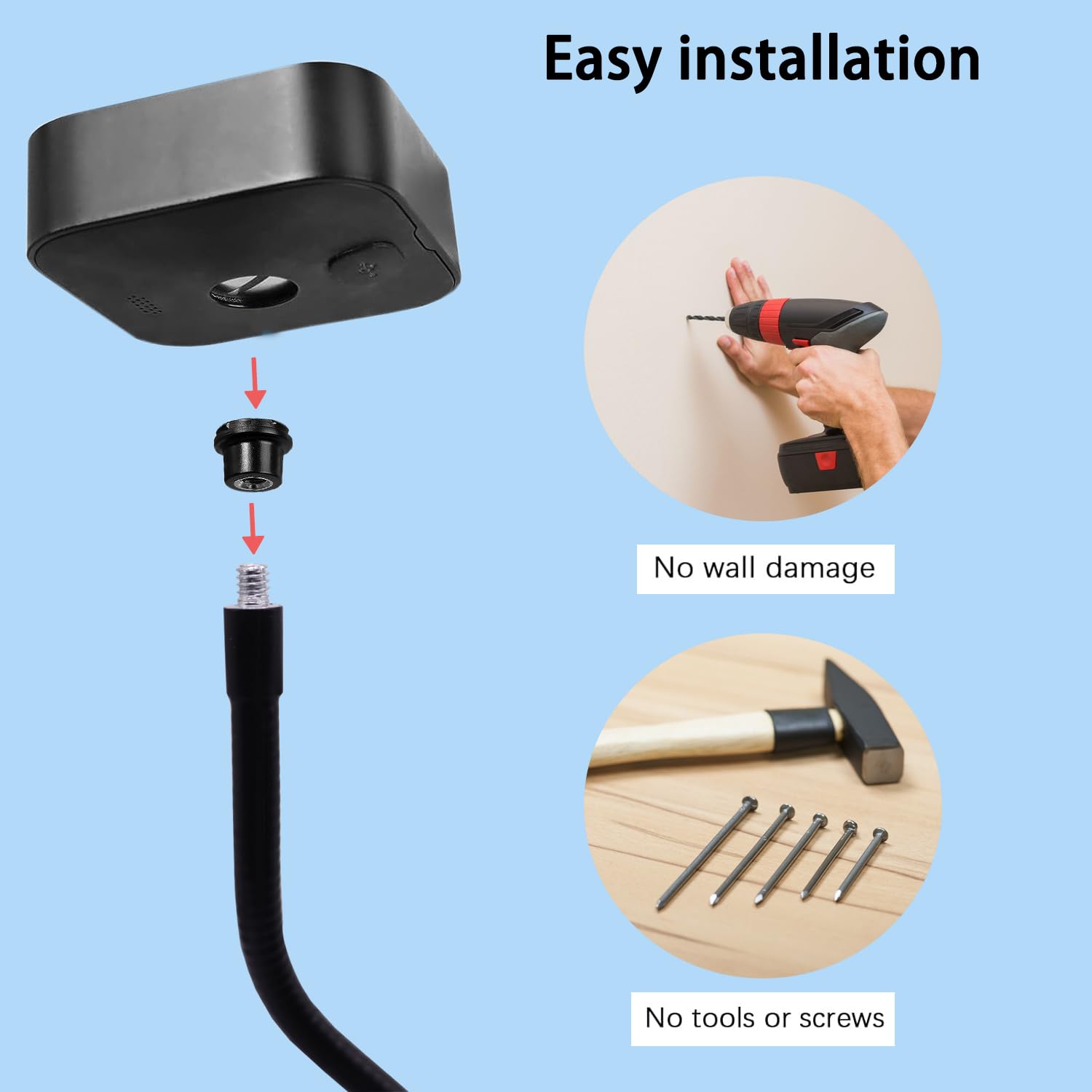 Supporto Flessibile Per Telecamere Blink - Allunga E Regola A 360° | Adatto Per Interni Ed Esterni - Foto 2