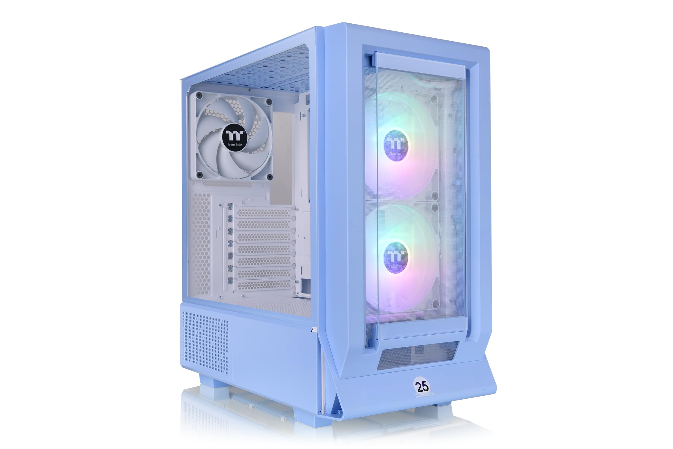 Thermaltake Ceres 350 MX | Mid Tower Chassis | Hidden Connector | 25th Anniversary Hydrangea Blue Limited Edition