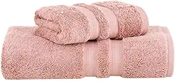 Jogo de Toalhas Buddemeyer Algodão Egípcio Banho Rosa 2 peças