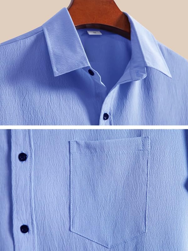 Image of Tee Projekt Textured Shirts for Men || Casual Shirt for Men || Comfortable and Stylish for Every Wardrobe