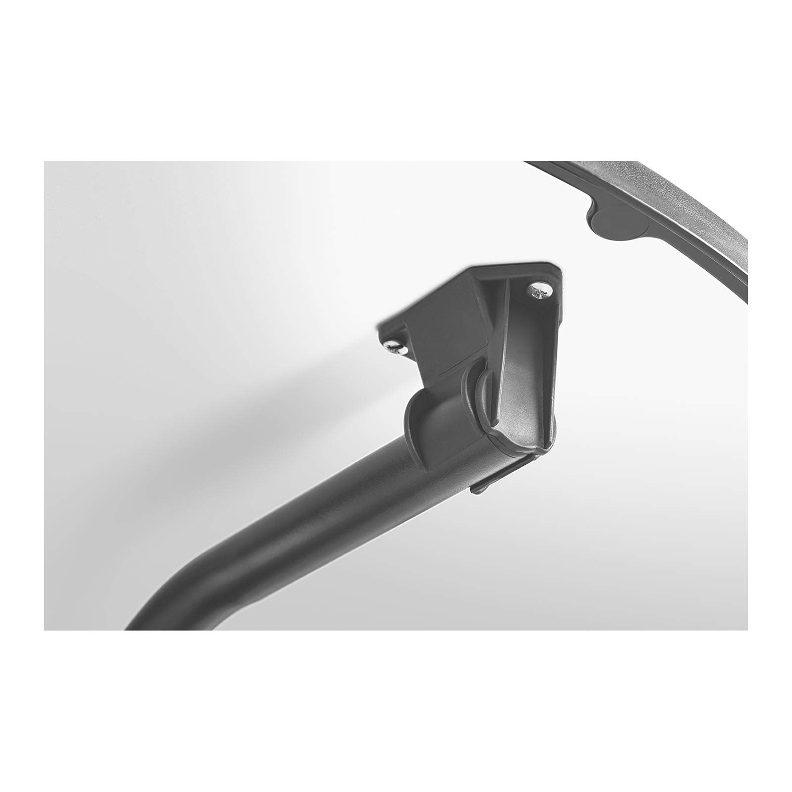 Royal Catering Come-De Pie Comer De Pie Mesa Alta Bistrot Bistro Bar Redondo RC-BIS70FG (Ø 70 cm, Altura de 110 cm, Plegable, Patas Ajustables, Acero Y Contrachapado Recubierto De Plástico, Gris)