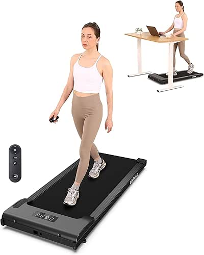 Lichico Walking Pad Under Desk Treadmill，Portable Small Treadmills for Home