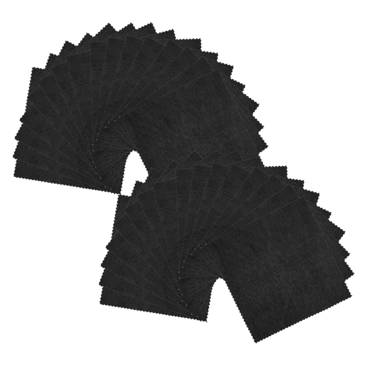 5 Sätze Brillenputztücher Brillenputztuch Zum Reinigen Brillenreinigungstücher Brillenreiniger Sanfte Haut Linsentücher Gläser Blau Bildschirm Superfeine Faser Black 50 Stück * 5