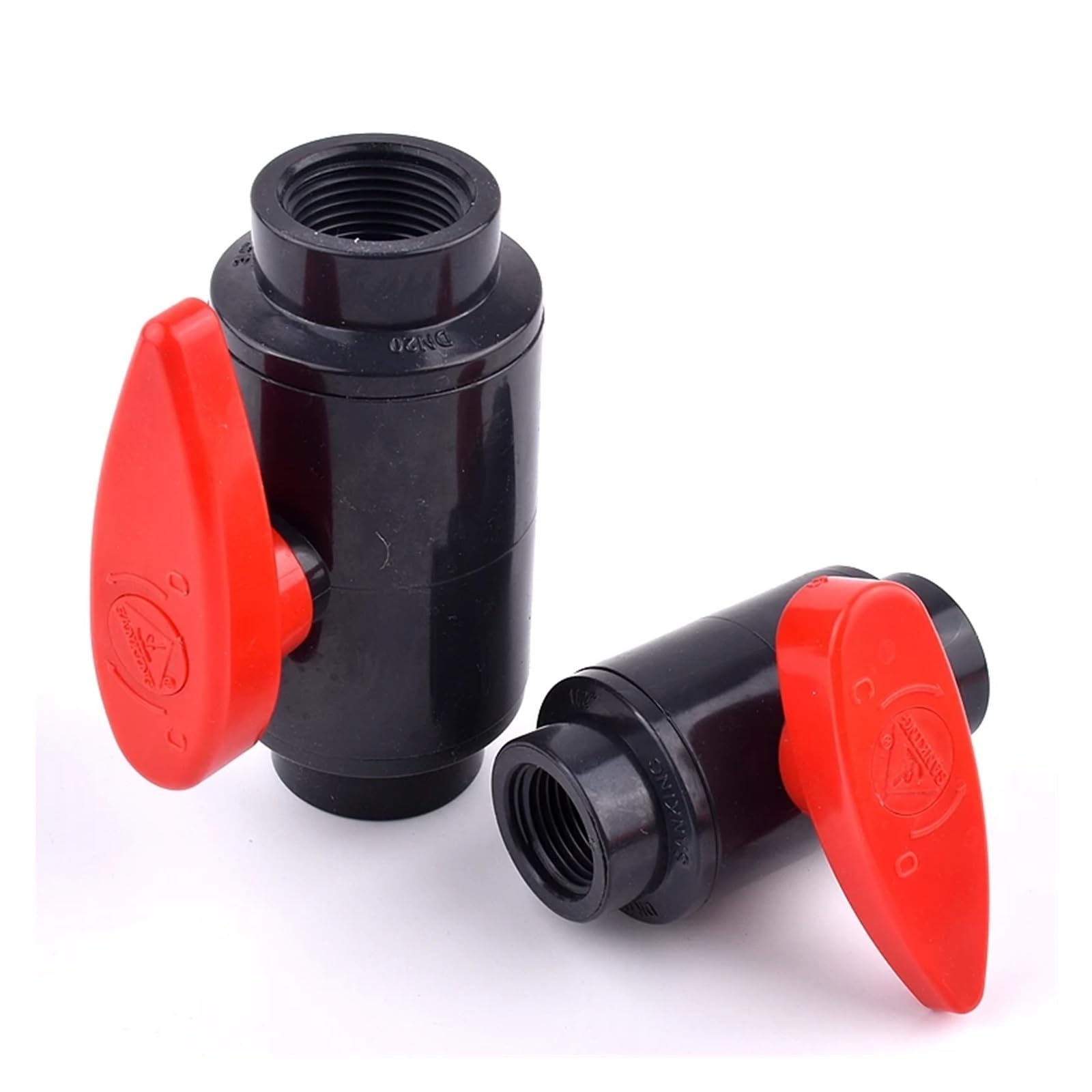 1Pcs 1/2'-1,5 "Innengewinde PVC Ball Valvee Garten Bewässerung Wasser Rohr Armaturen Aquarium Aquarium Wasser versorgung Ventil(Female 3l4inch)