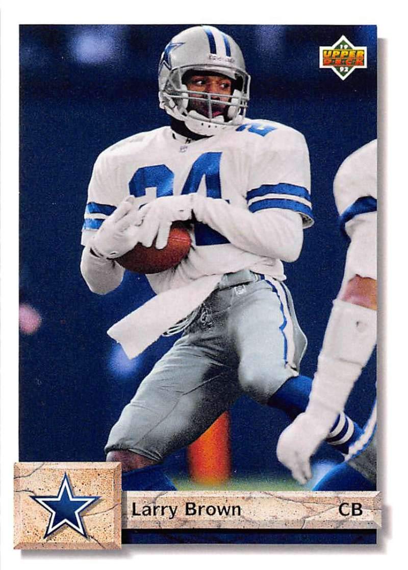 Amazon.com: 1992 Upper Deck #389 Larry Brown Dallas Cowboys NFL