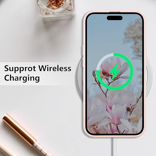 Miniatura 5 de ZTOFERA Funda de silicona compatible con iPhone 14 Plus para niñas y mujeres, diseño de flores florales, delgada, a prueba de golpes, funda
