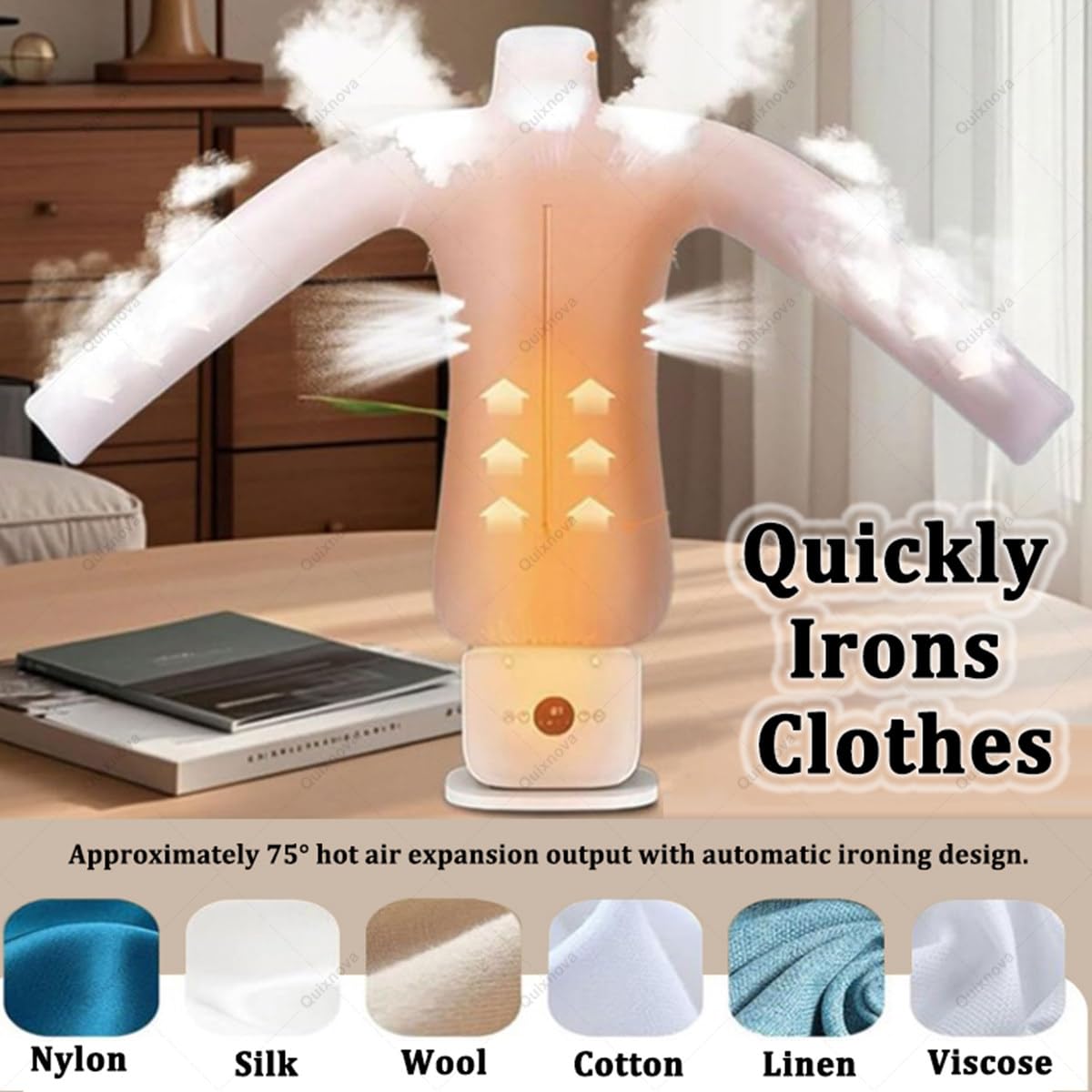 Kit stiratrice automatica, tipo touch 360°, stiratura e asciugatura per camicie, pantaloni, gonne e scarpe, design umanoide per una cura dei vestiti senza sforzo
