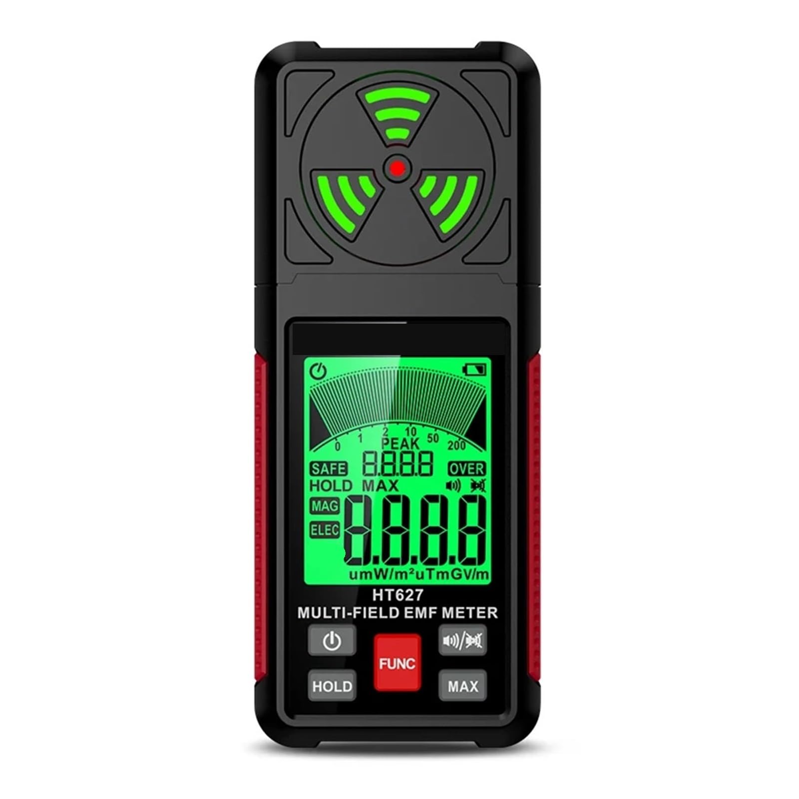 Misuratore EMF, HT627 Misuratore EMF Rilevatore Di Radiazioni Elettromagnetiche Ghost Hunter HT605S Anemometro Velocità Del HT603 per ispezioni EMF in casa e in ufficio