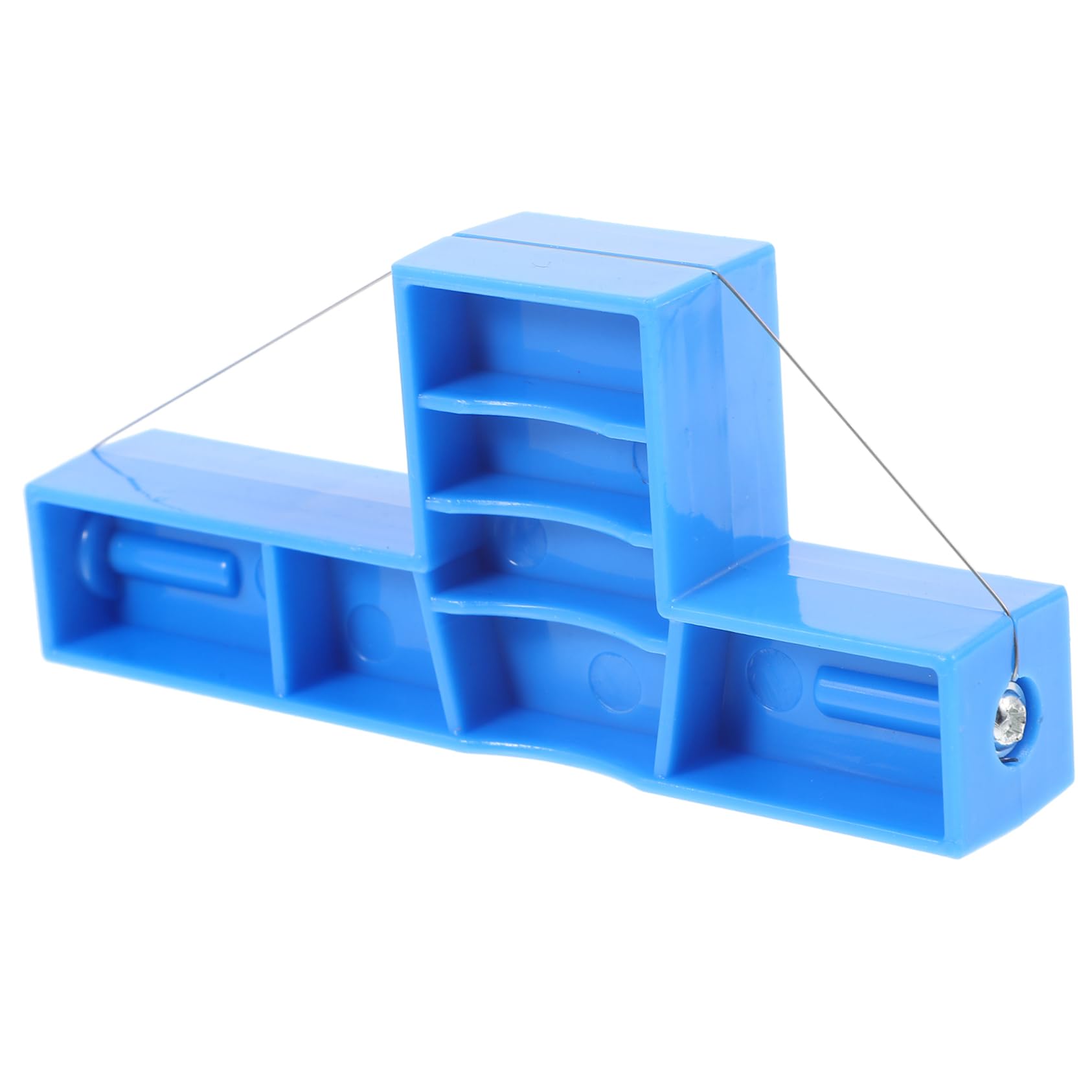 Artibetter 5 Pezzi Strumento di Taglierina Angolare Strumenti di Ceramica Filo Modellazione Scultura Cutter Forniture Argilla Artigianato Fabbricazione Kit di Strumenti Argillosi Plastica Blu