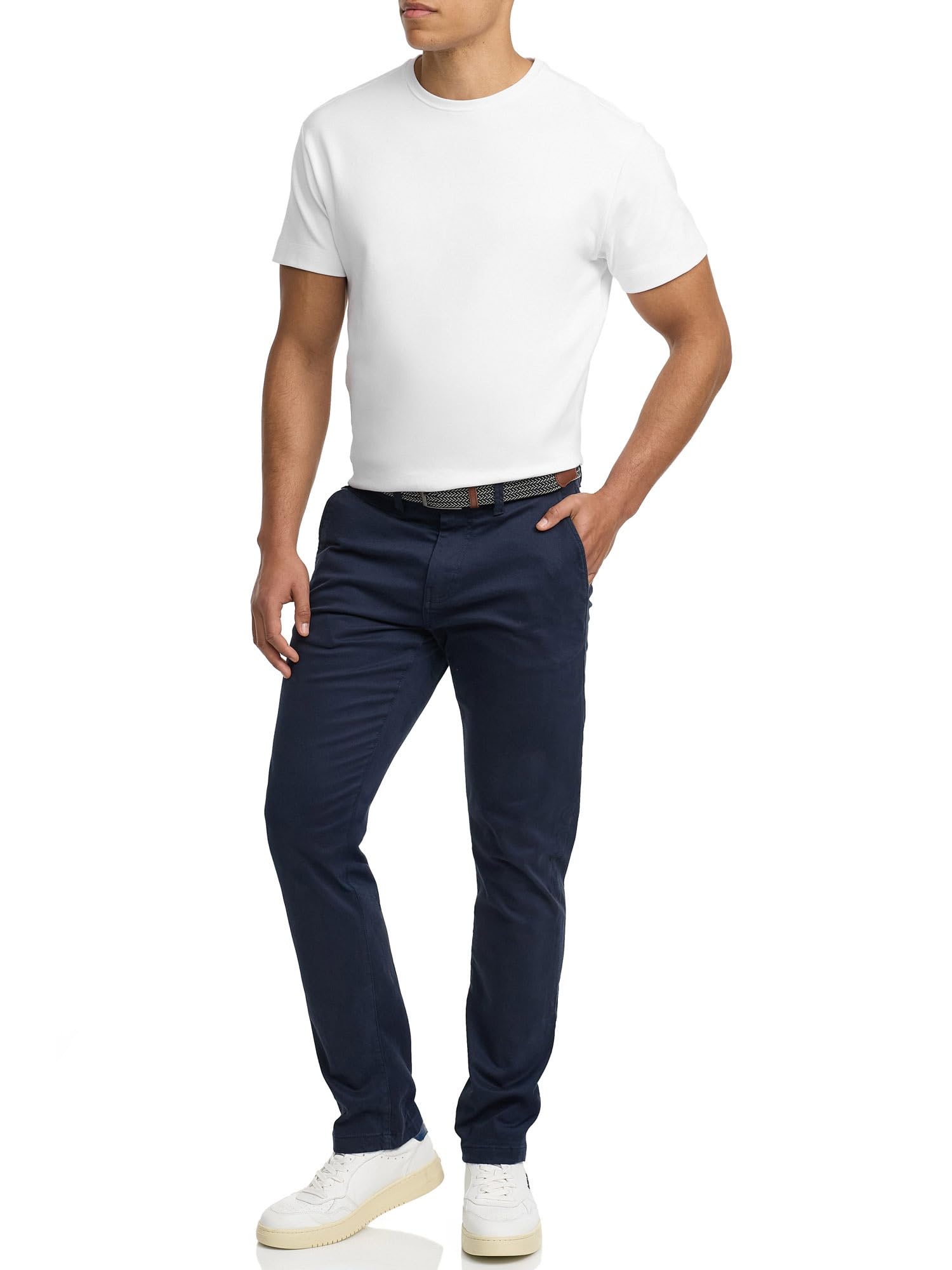 Indicode Herren Eary Chinohose Stretchhose | Chino Herrenhose Super Stretch Stoffhose