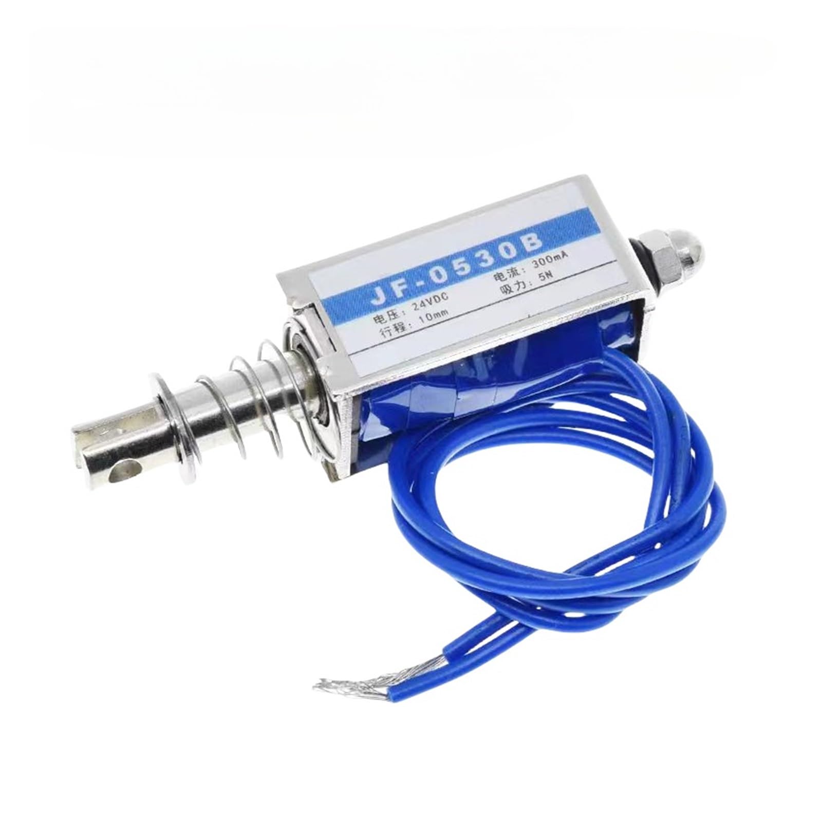 GYQYJPFZM JF-0530B DC 6V 12V 24V Push&Pull type Open Frame Electromagnet keepping 5N travel 10mm Linear Solenoid
