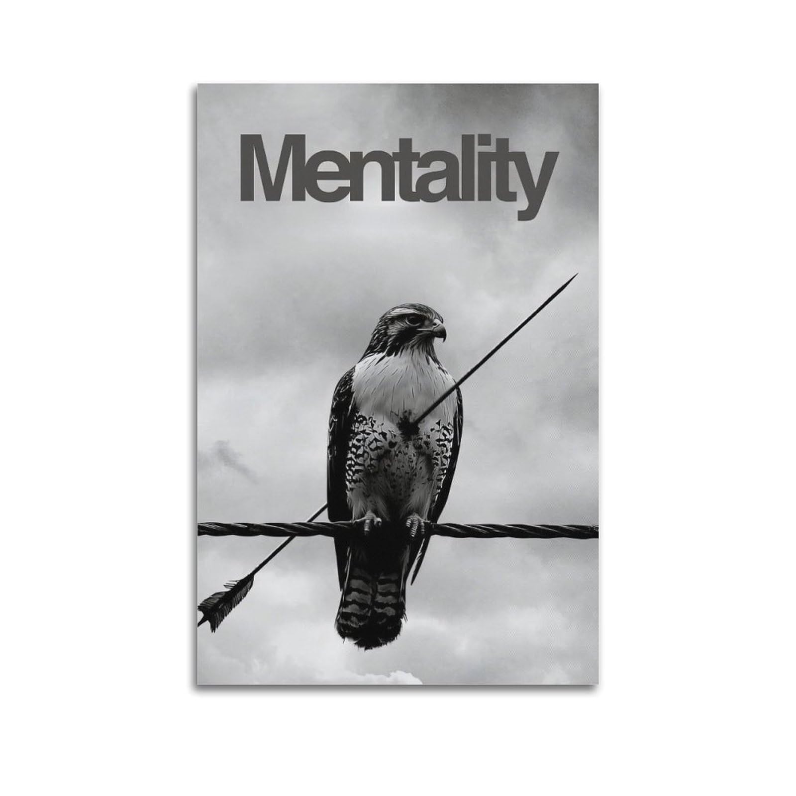 OKAHYS Vintage Animal Motivational Quotes Poster Mentality Decorative Painting Canvas Wall Artworks Picture 24x36inch(60x90cm)