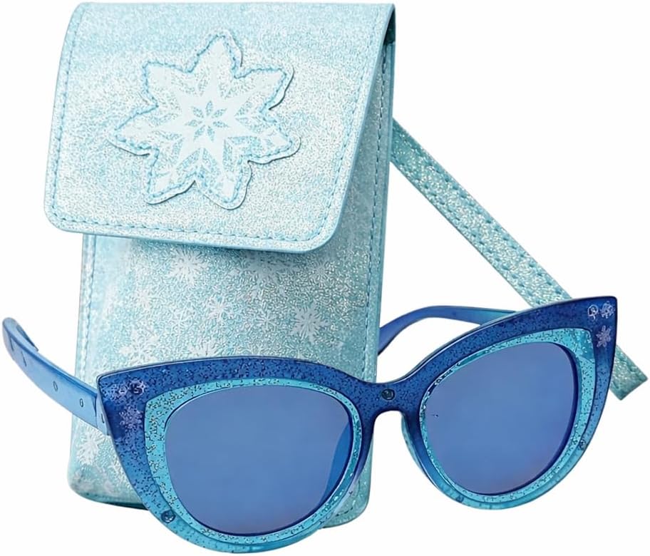 ARKAID Frozen Girls Sunglasses for Fans of Elsa and Anna | Official Disney Shades with UV 400 | Child Size
