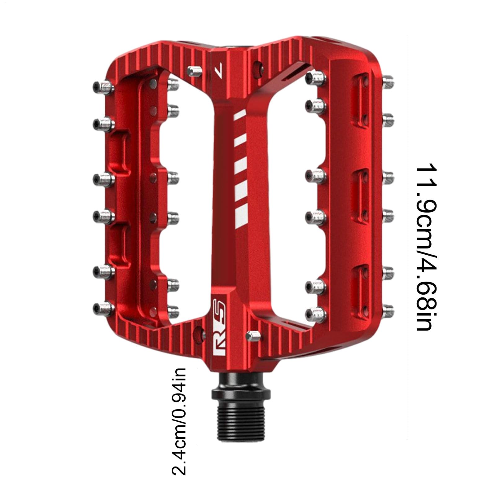 Pedales de bicicleta de Carretera,Pedal MTB 2 piezas | Pedal de Plataforma Ancho de aluminio, rodamientos antideslizantes, ligeros para bicicletas MTB