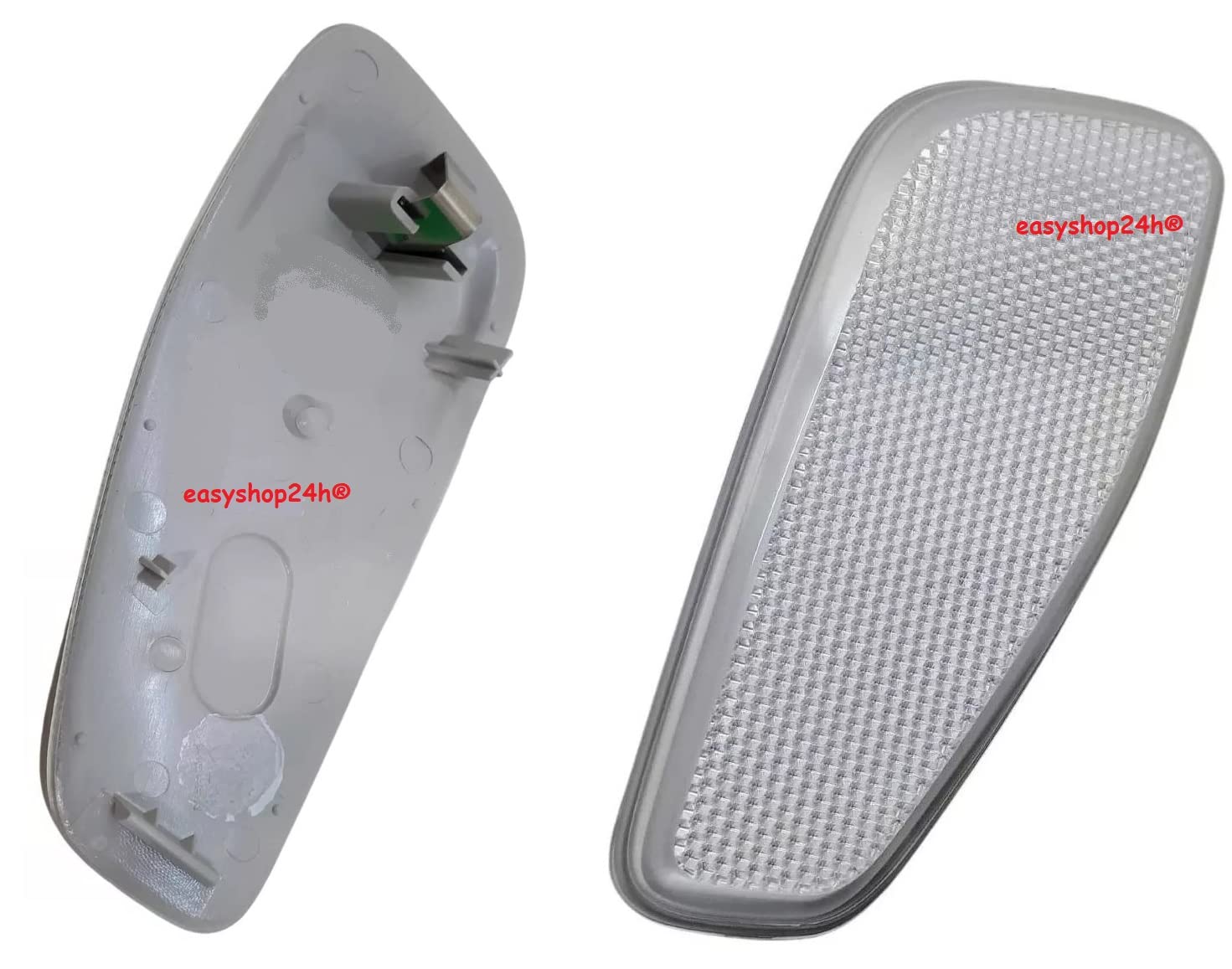 Set 2 Fanale Fanalino Catarifrangente Parafango Anteriore Destro e Sinistro Per Renegade dal 2014 Luce Laterale Riflettore Catadiottro Lato Passeggero e Guidatore