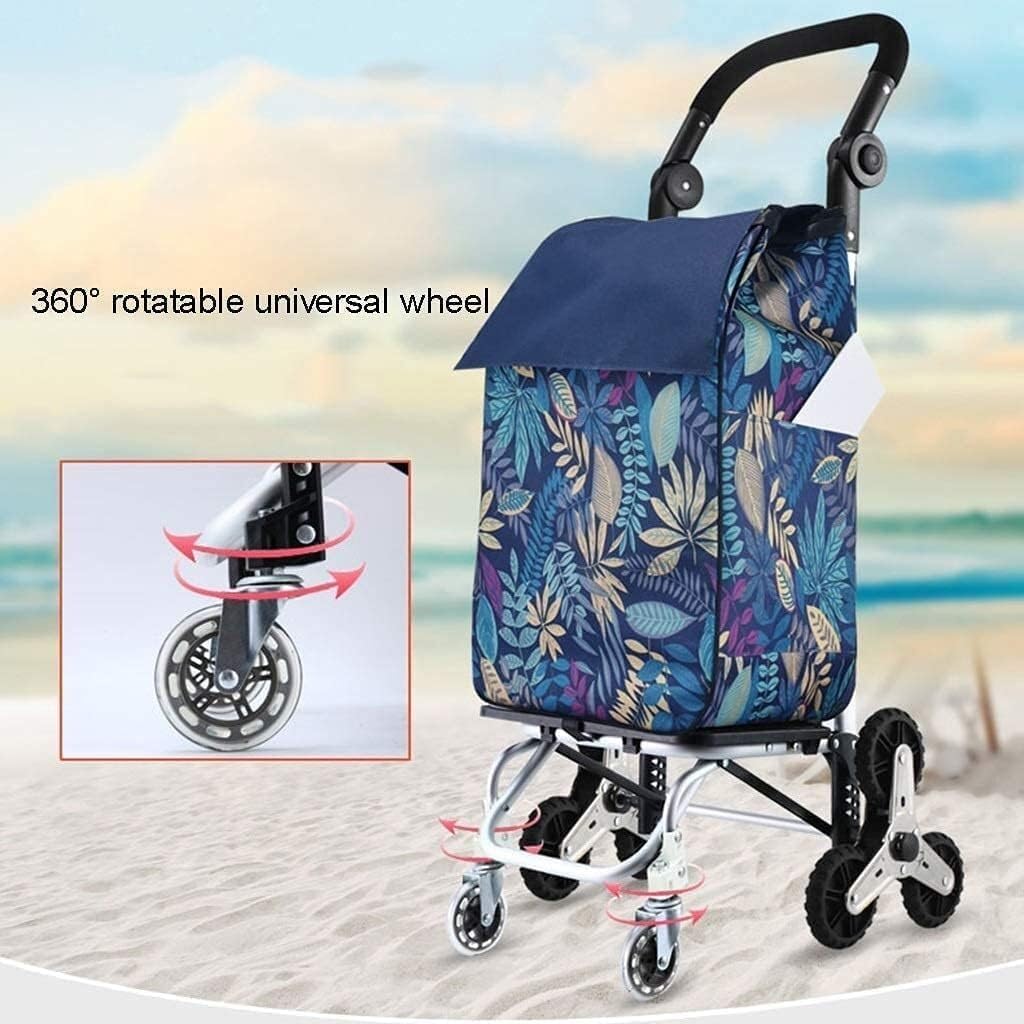 carrello della spesa, Carrelli for la spesa Borsa for for casa con ruote Corrimano in alluminio pieghevole for