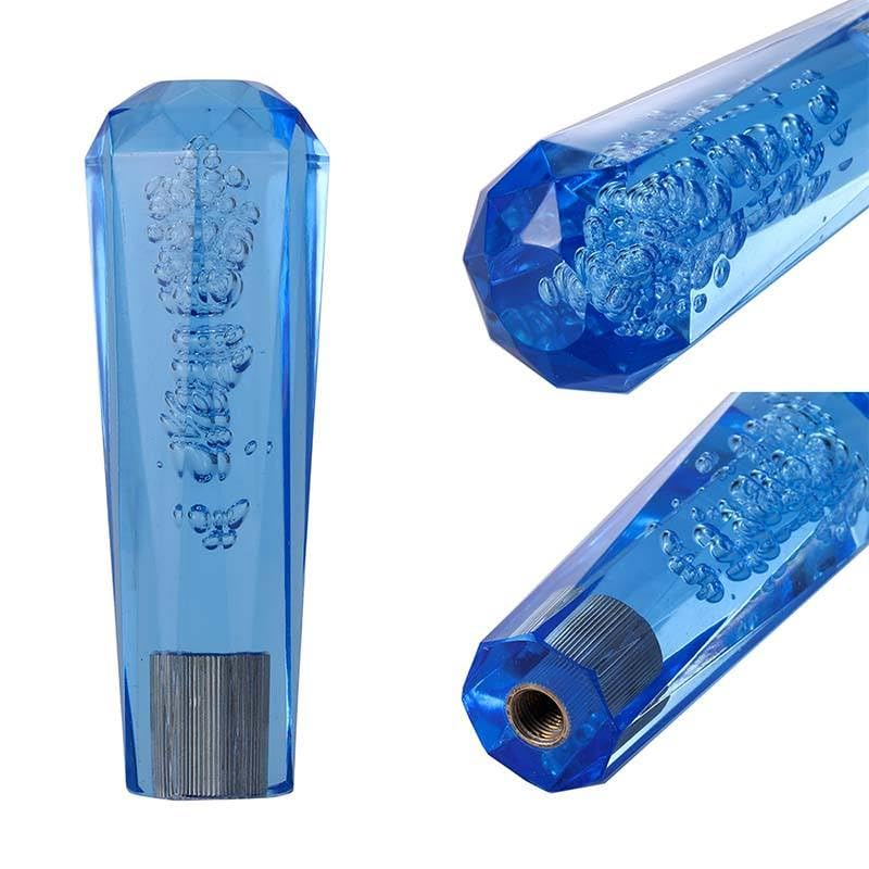 YOURKARTS.COM car Gear Shift Knob Crystal Bubble Styling Sporty Handle Gear Shift Knob Manual/Automatic Universal (10CM) (Blue) - Image 5 thumbnail