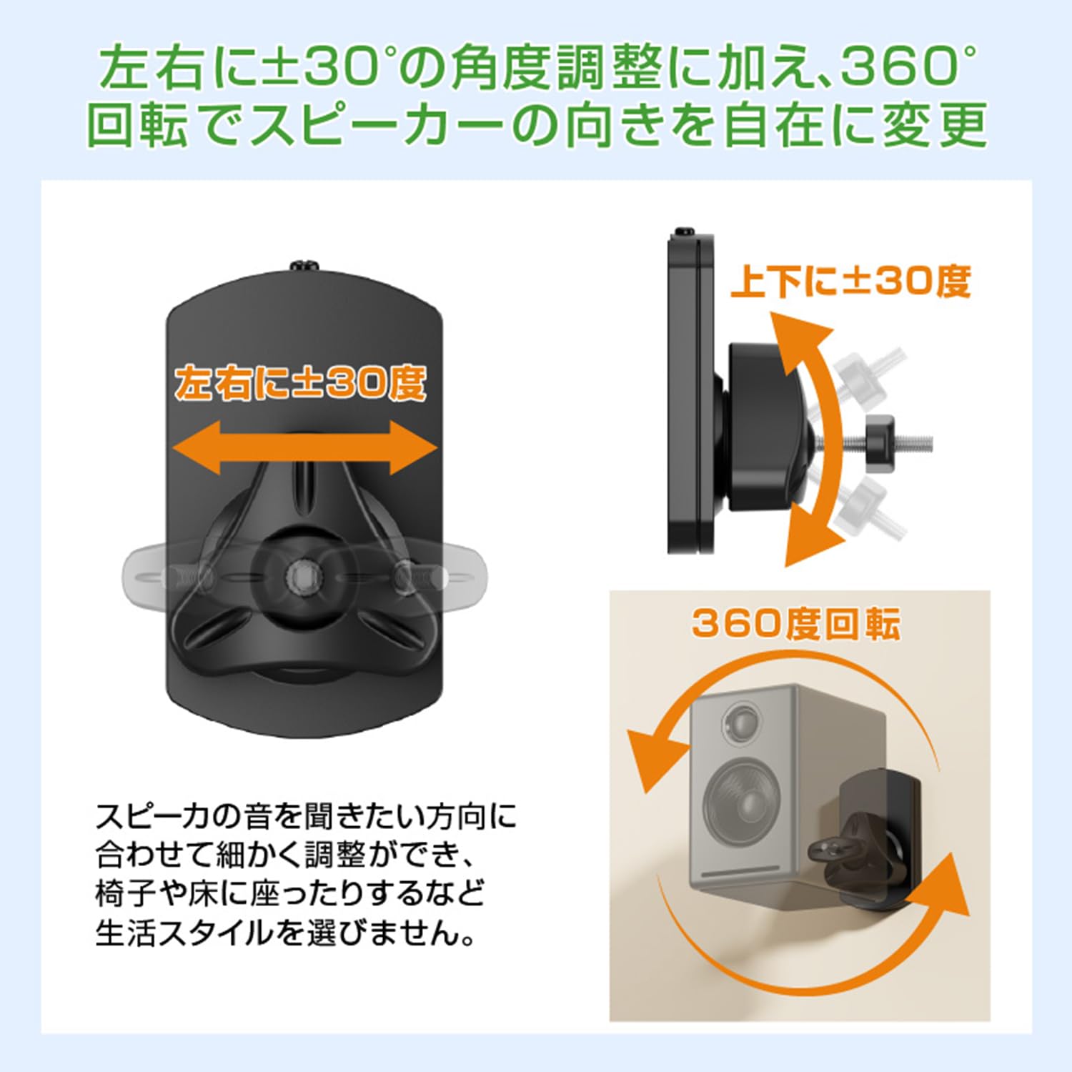 スピーカー左右セット引き取り可能 Amazon | グリーンハウス スピーカー取付金具 左右2個セット 10kgまで