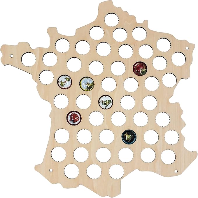 SAFE, Quadro in Legno per 50 Capsule di Champagne