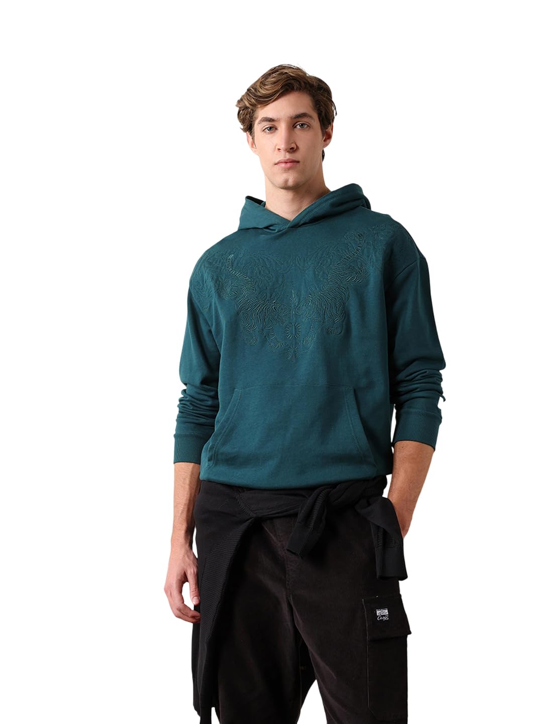 the bear house Men Cotton Printed Hoodie-picture-36