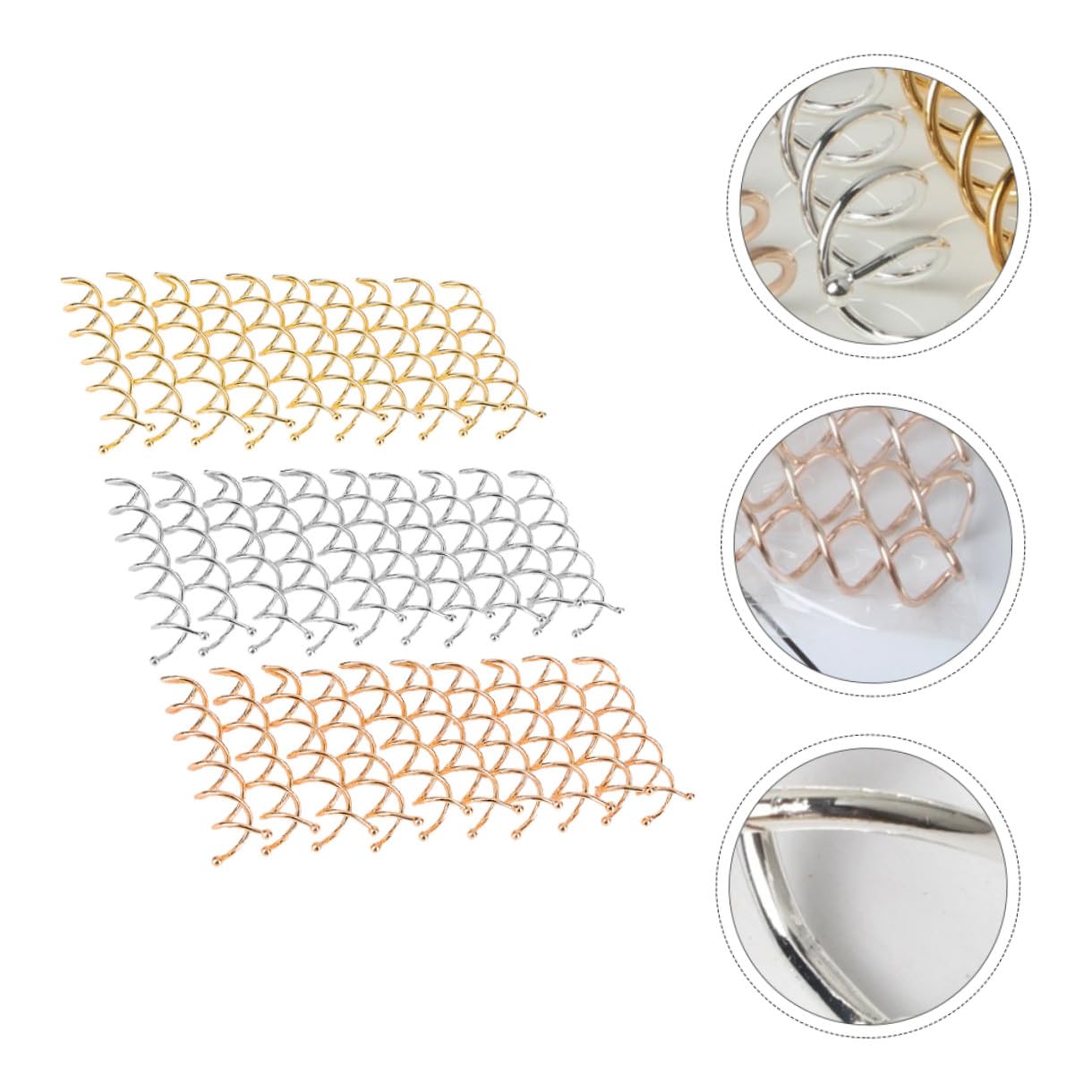 MAGICLULU 3 Sets Spiral Twists Schraube Haarnadel Set Haar Zubehör Mädchen Spirale Haar Für Dutt 30 Stücke * 3