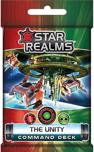 White Wizard Games, LLC Star Realms Command Deck: The Unity - Command Deck - Juegos de cartas para adultos y niños y familia - 18 cartas por