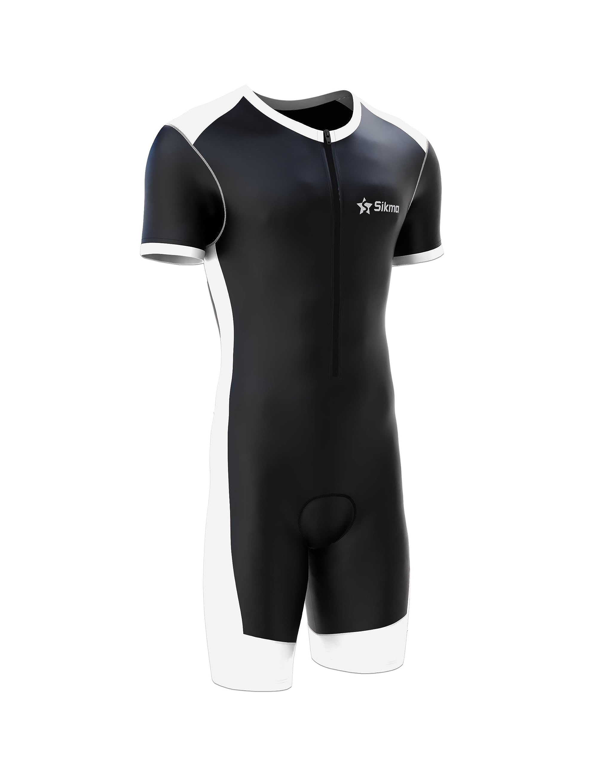 Sikma Traje de ciclismo para hombre acolchado de una pieza para ciclismo