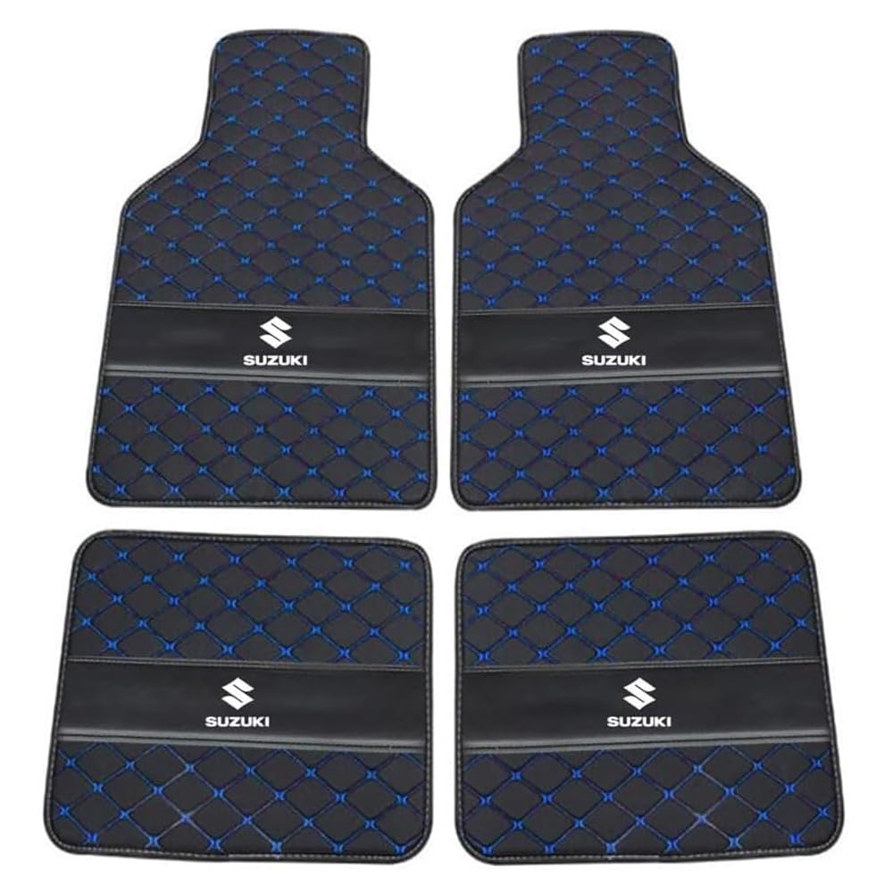 Tapis de sol de voiture pour Suzuki Swift 2013- | Set complet de 4 pièces noires