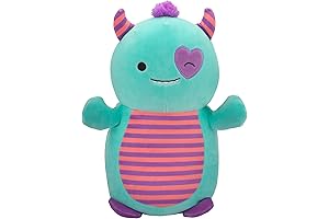 Squishmallows HugMees Leon Teal Monster 14" Plush