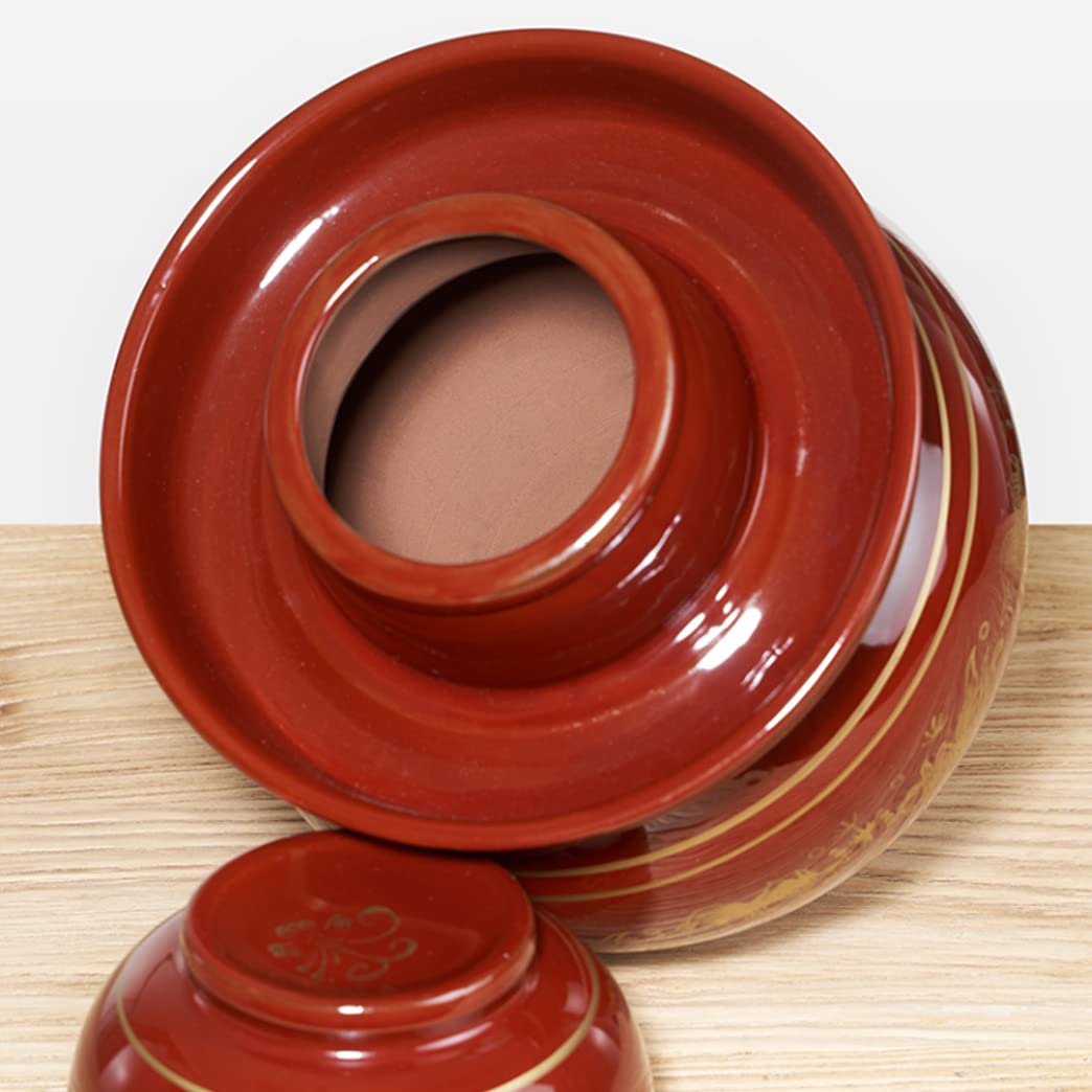 Tradycyjny chiński ceramiczny garnek do fermentacji, słoik do kiszenia z pokrywką z uszczelką wodną, duży pogrubiony ceramiczny słoik do kiszenia, pojemniki do przechowywania kimchi 8 kg (2,5 kg