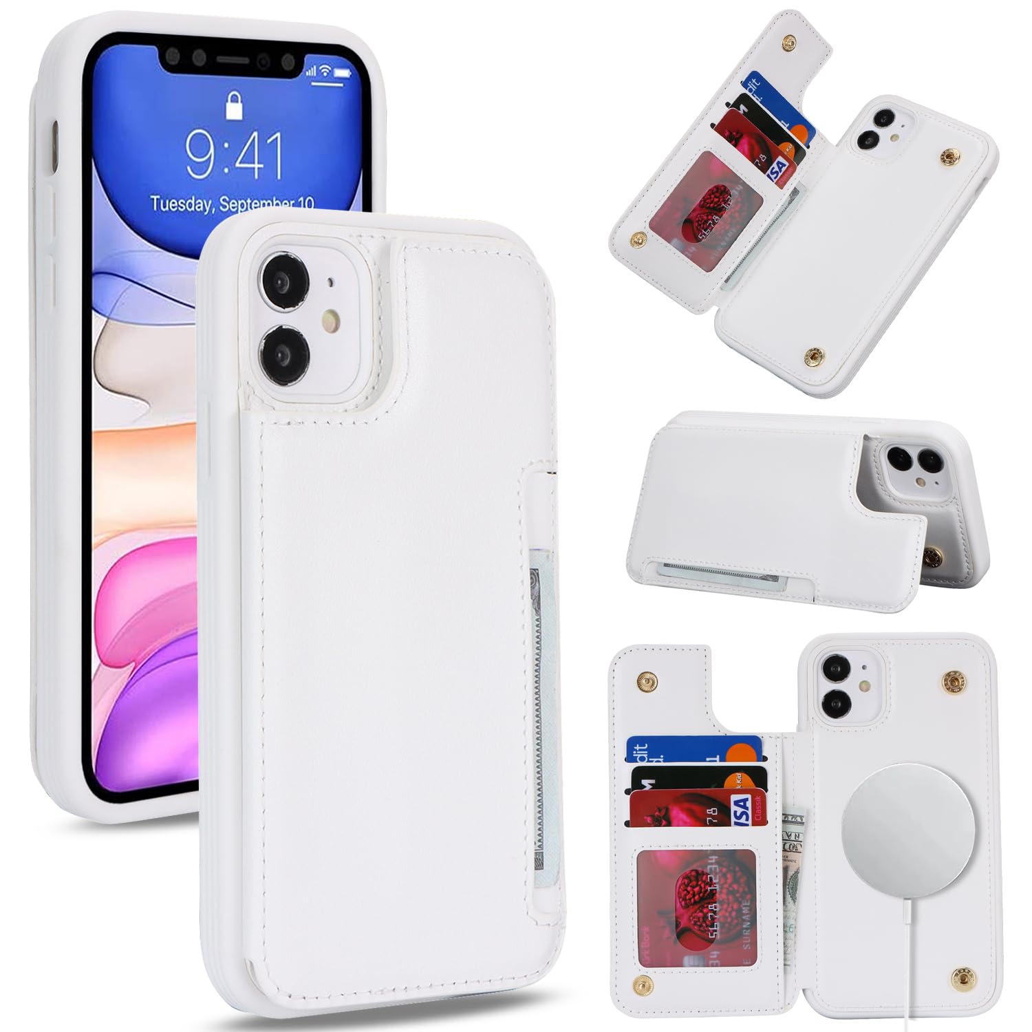 SailorTech for iPhone 11 Case with Credit Card Holder Magsafe - Image 2