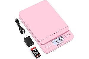 THINKSCALE Shipping Scale: 86lb/0.1oz Digital Scale for Packages, Pink