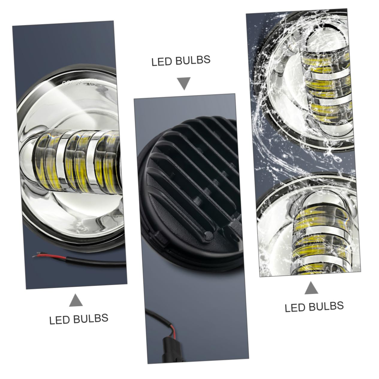 OUNONA Para 4 5 Led Motocyklowych Reflektorów Przeciwmgielnych Przednie Światło Do Motocykla Odporne Na Warunki Atmosferyczne Bezpiecznej Jazdy