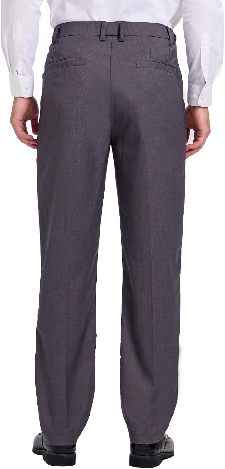 Tall Men's 36"/38" Inseam Classic Dress Work Pants - Image 3