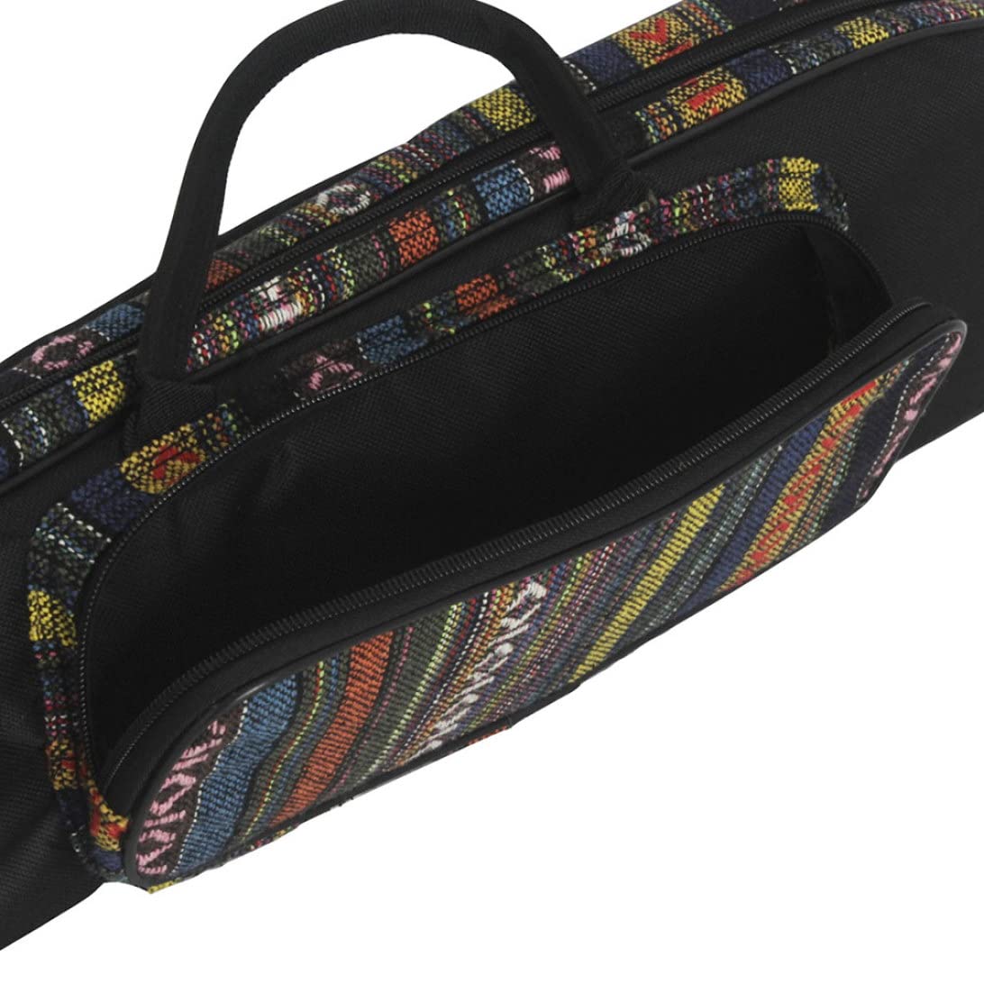 Sac de transport pour trompette étui souple en tissu Oxford avec ceinture d'épaule Double fermeture éclair pour Instrument de musique