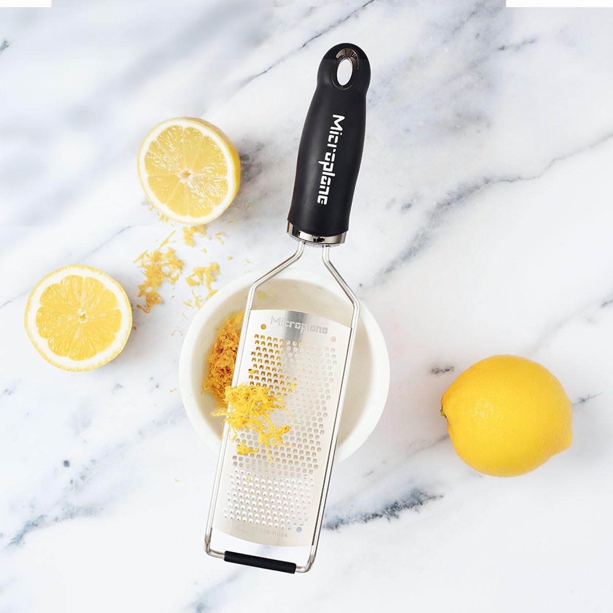 Microplane Gourmet Series Hard Cheese Grater Fine Black product thumbnail 4