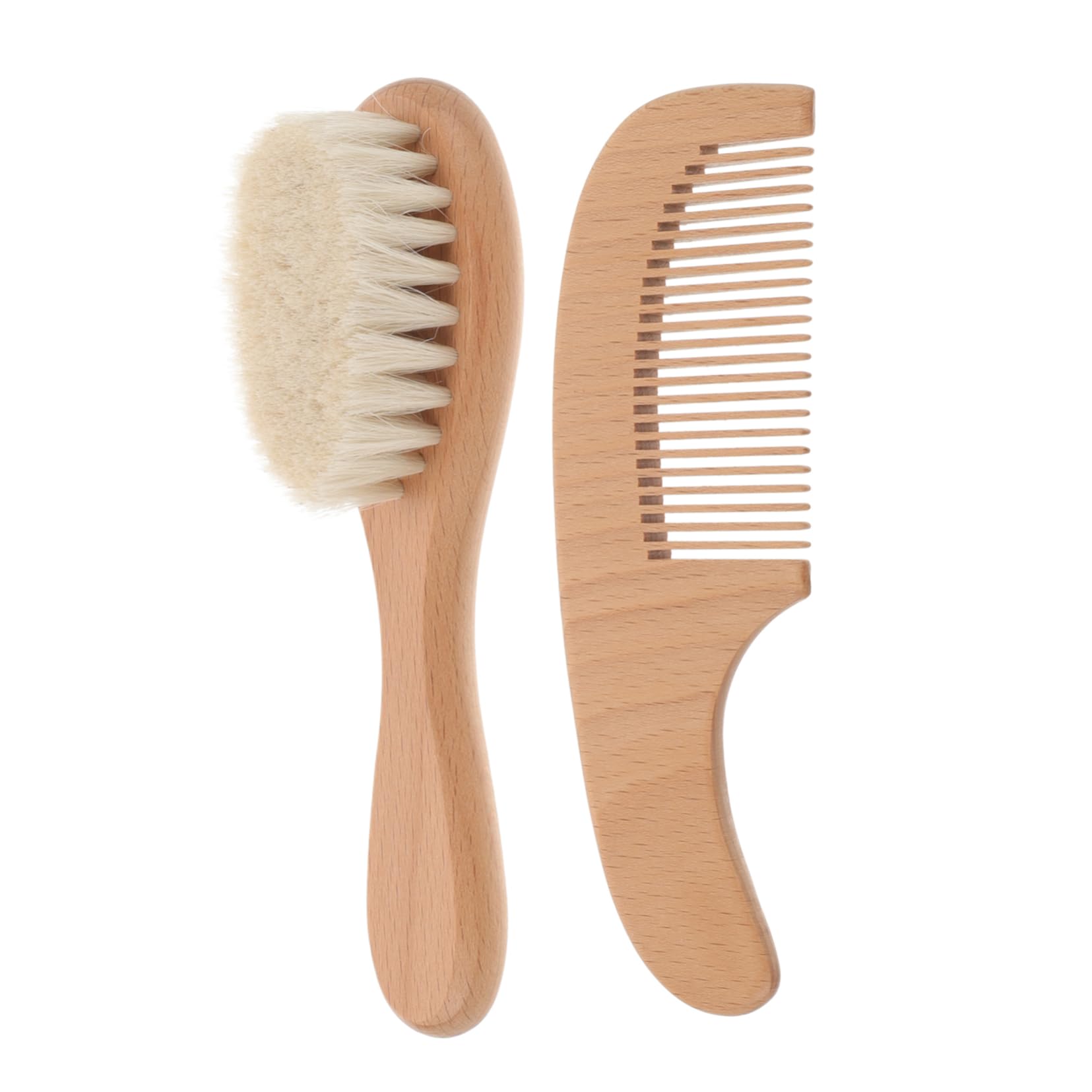 Toyvian 5 Juegos juego cepillos peine set cuidado bebe kit cuidado bebe herramientas hair brushes cepillo para el cuero cabelludo cepillo pelo recién nacido chica colocar cuna