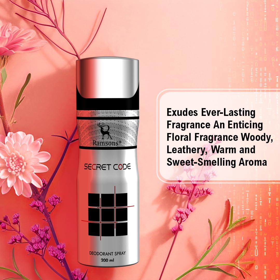 Buy Ramsons - RED ZX & SECRET Deodorant Spray | 200 ML x 2 | Body