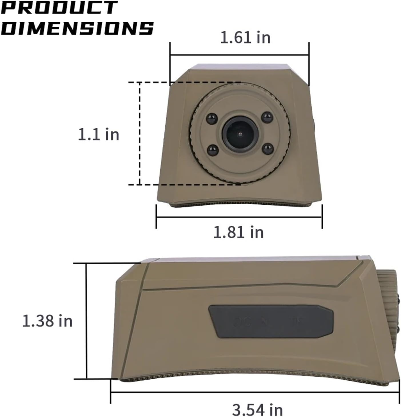 Tactical Helmet Camera, 1080P HD Video Recorder with Photo Capture, Adjustable-Angle Helmet Cam, Fast Helmet Accessories