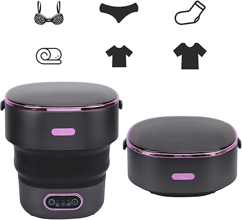 Miniatura 7 de Portable Washing Machine, 13L Foldable aundry Washer for Small Clothes, Foldable Design Ideal for Home, Campain, Hotel and Apartment