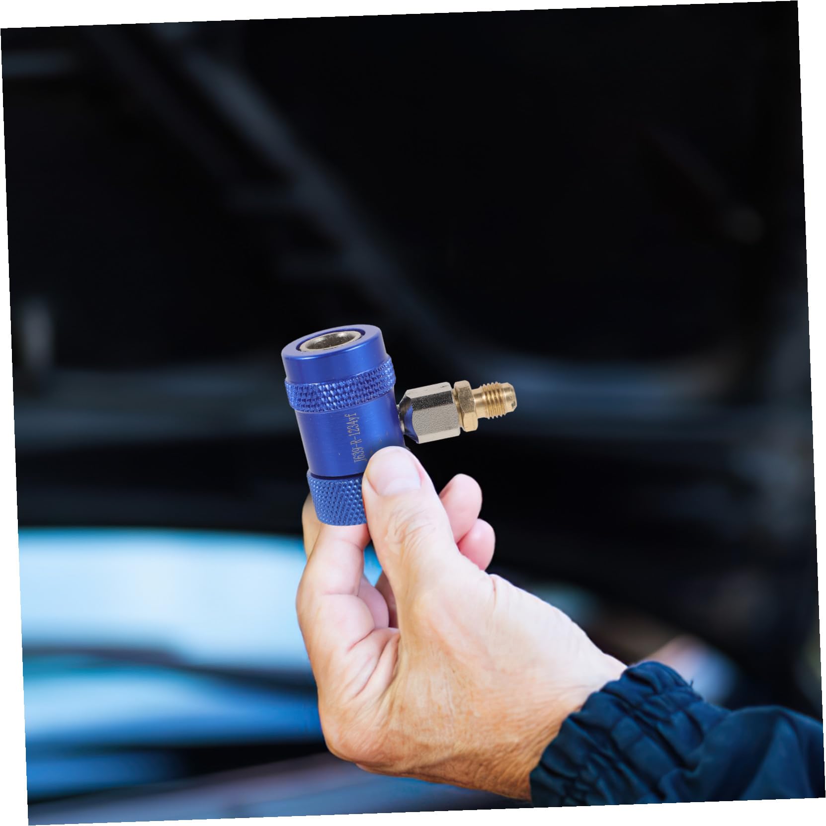 Yardwe 4 Stück Teiliges Auto klimaanlagen adapter Verstellbare Kupplungen aus Robuster Messinglegierung Langlebige Kfz anschlussstücke in Verschiedenen Farben Schützt vor