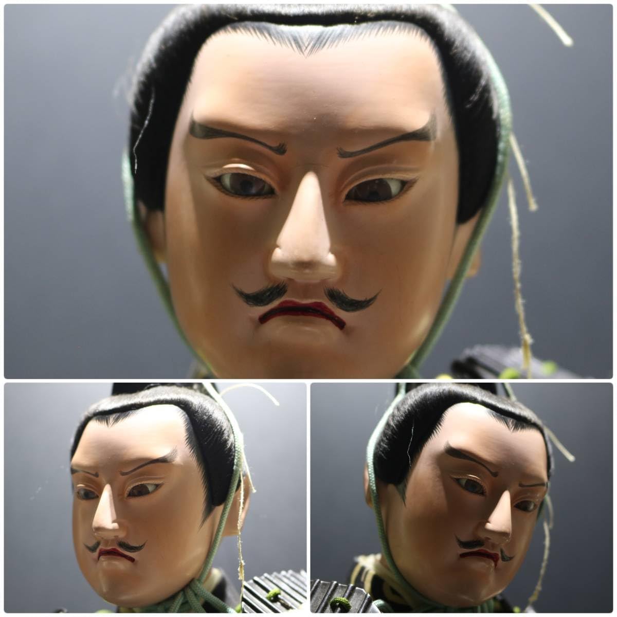 BE833 時代武具 日輪前立 鎧 甲冑一式 兜 五曜紋 鎧櫃