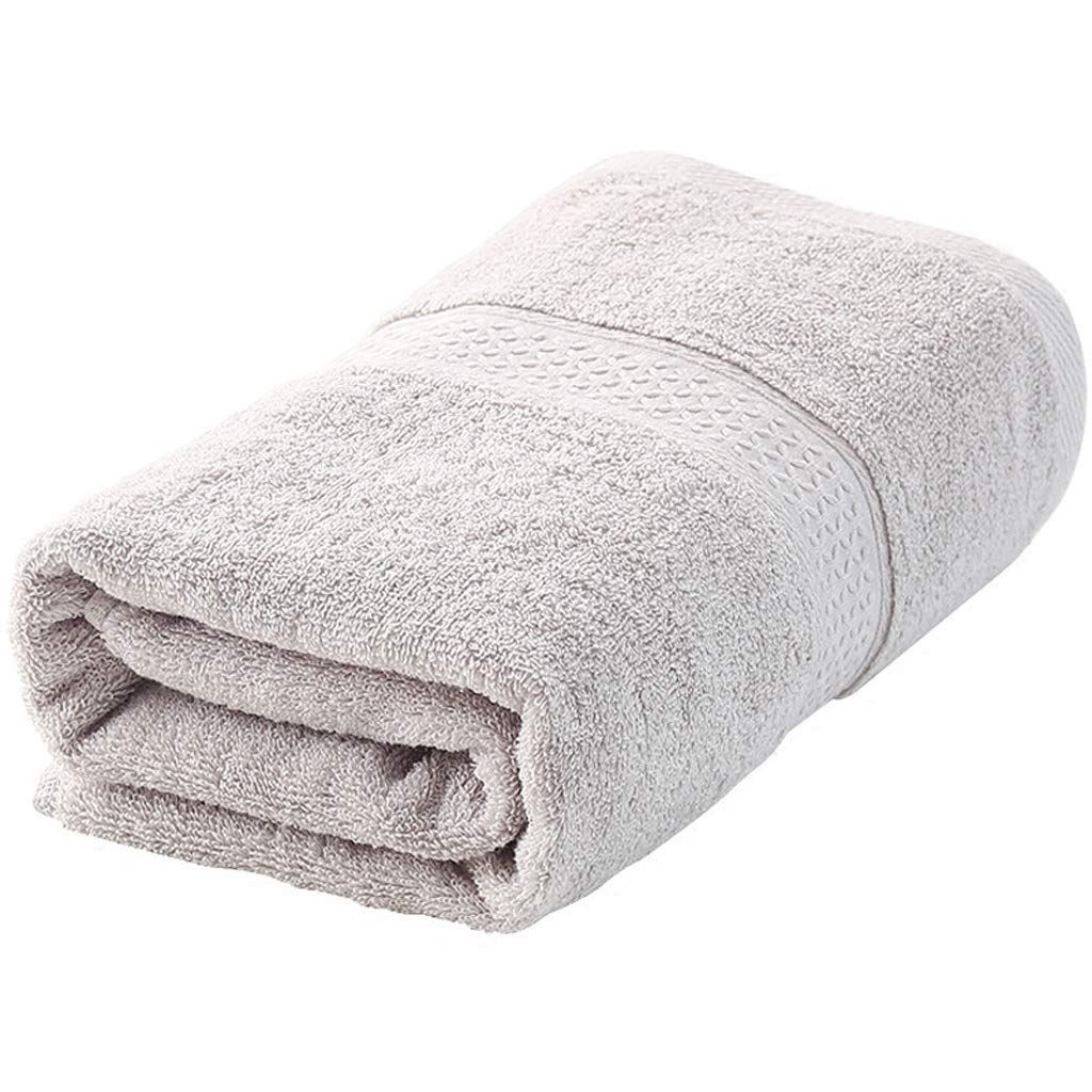 Serviettes de bain super doux 100% coton lot de 2 grands draps gris