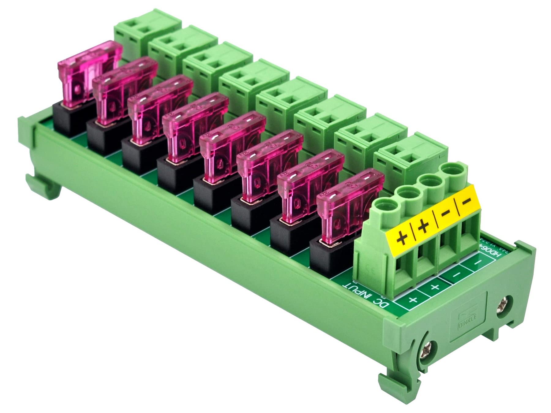 Snapklik.com : DIN Rail Mount DC 5-32V 8 Channel Pluggable Top Wiring ...